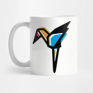 Rainbow Anigami Crane Mug